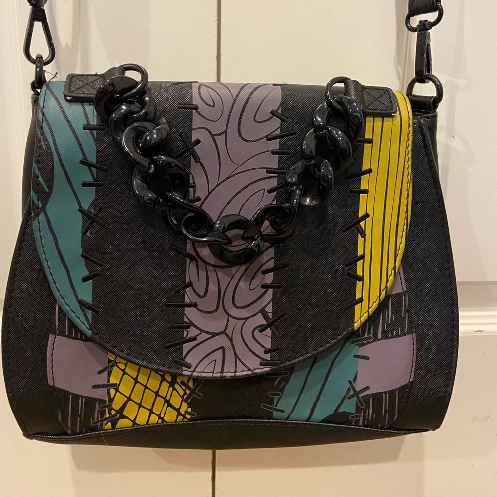 Loungefly Disney Nightmare Before Christmas Sally’s Costume Crossbody Bag